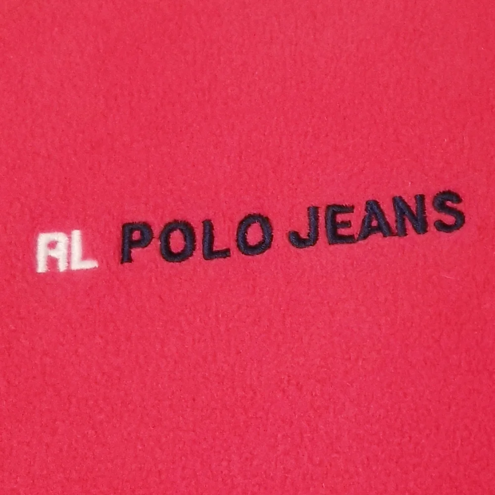 Ralph Lauren Polo Jeans Red Fleece Vest Boys Sz M